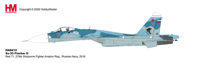 Russian Navy Sukhoi Su-33 Flanker-D (Hobby Master 1:72)