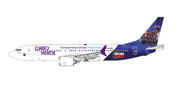 Cabo Verde Airlines Boeing 737 MAX 8 (JC Wings 1:400)