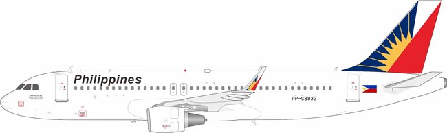 PAL Express Airbus A320-214 (Inflight200 1:200)