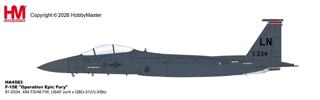 US Air Force F-15E Strike Eagle (Hobby Master 1:72)