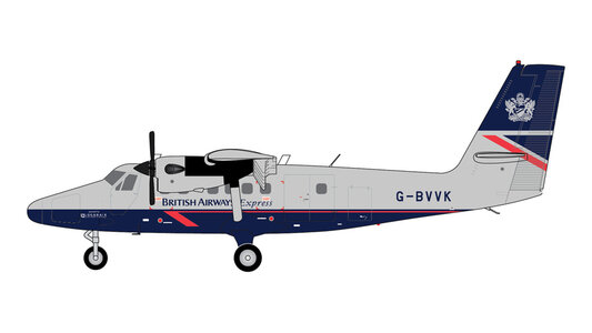 British Airways de Havilland Canada DHC-6-300 Twin Otter (GeminiJets 1:200)