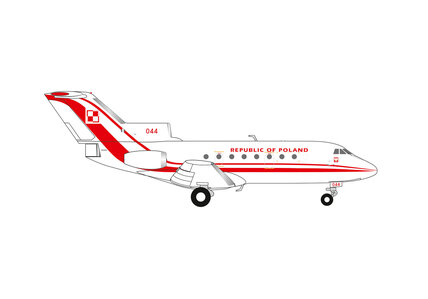 Republic of Poland Yakovlev Yak-40 (Herpa Wings 1:200)
