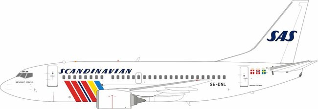 SAS Scandinavian Airlines Boeing 737-59D (Inflight200 1:200)