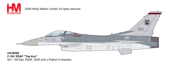 Republic of Singapore Air Force F-16C Fighting Falcon (Hobby Master 1:72)