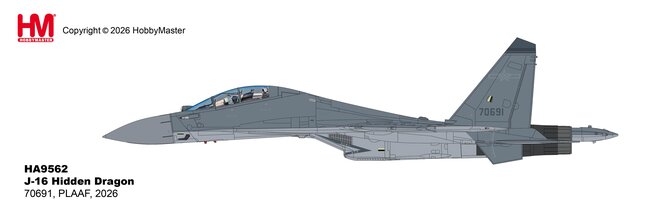 People's Liberation Army Air Force Shenyang J-16 Flanker (Hobby Master 1:72)
