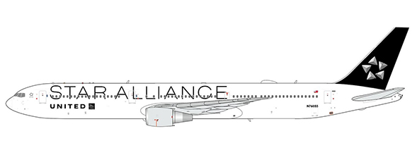United Airlines Boeing 767-400ER (JC Wings 1:200)