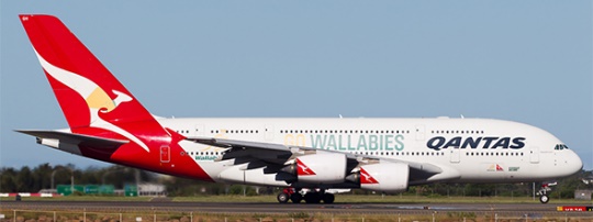 Qantas Airbus A380 (JC Wings 1:200)