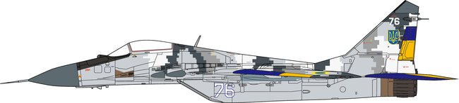 Ukraine Air Force MiG-29 Fulcrum (JC Wings 1:72)