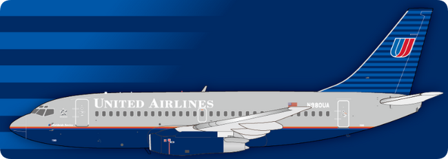 United Airlines Boeing 737-200 (Other (JetX) 1:200)
