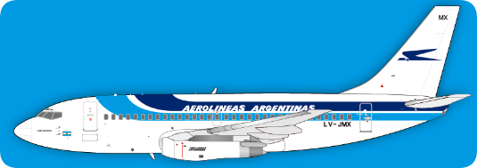 Aerolineas Argentinas Boeing 737-200 (Other (JetX) 1:200)