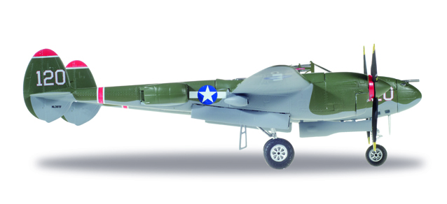 U.S. Army Air Forces (USAAF) Lockheed P-38L Lightning (Herpa Wings 1:72)