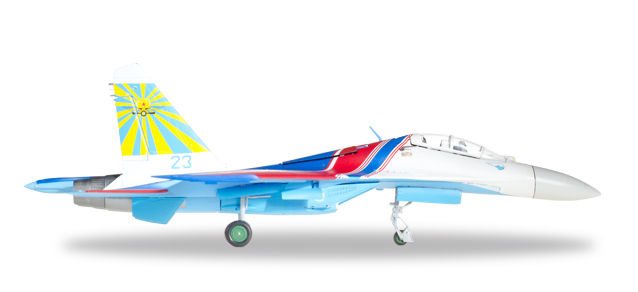 Russian Knights Aerobatic Demonstration Team Sukhoi SU-27UB (Herpa Wings 1:72)