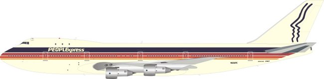 People Express Boeing 747-143 (Other (JFox) 1:200)