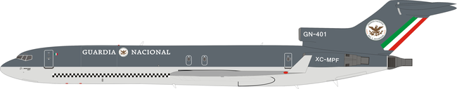 Guardia Nacional - Mexico - Boeing 727-264/Adv (Inflight200 1:200)