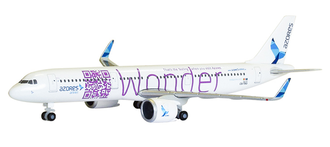 Azores Airlines - Airbus A321neo (Herpa Wings 1:500)
