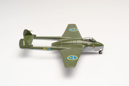 Royal Swedish Air Force De Havilland Vampire J 28B (Herpa Wings 1:72)