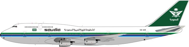 Saudi Arabian Airlines - Boeing 747-368 (Inflight200 1:200)