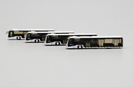  - Airport Bus Set ( e.Cobus ) Set of 4 (Fantasy Wings 1:400)