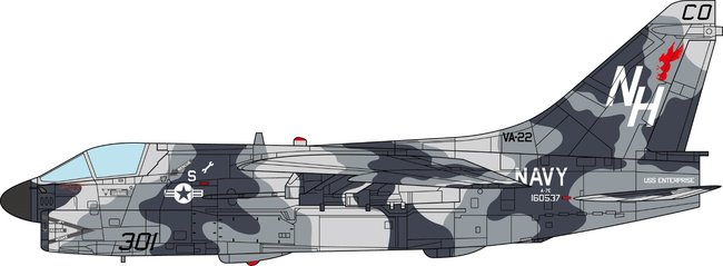 US Navy - A-7E Corsair II (JC Wings 1:72)