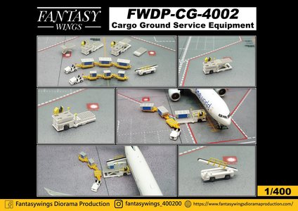  - Cargo Ground Service Equipment (Fantasy Wings 1:400)