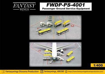  Passenger Ground Service Equipment (Fantasy Wings 1:400)