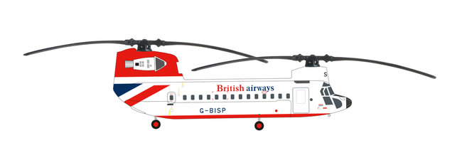 British Airways Helicopters - Boeing 234 Chinook (Herpa Wings 1:200)