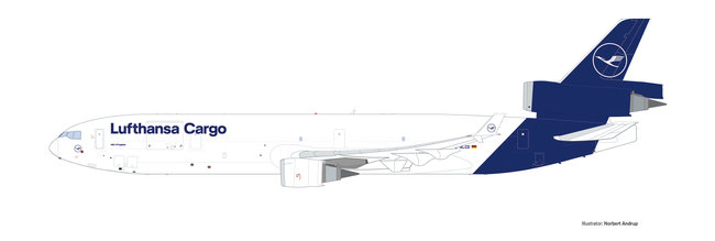 Lufthansa Cargo - McDonnell Douglas MD-11F (Herpa Snap-Fit 1:200)