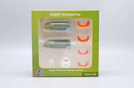 Airport Accessories Airbus A320 Front Fuselage Sections Set (JC Wings 1:200)