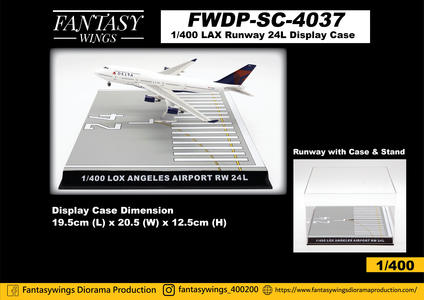 Los Angeles International RWY 24L - Display Case (Fantasy Wings 1:400)