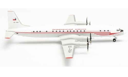 CSA Czechoslovak Airlines Ilyushin IL-18 (Herpa Wings 1:200)