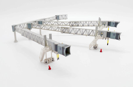  Airport Passenger Bridge A380 (Transparent) (JC Wings 1:200)