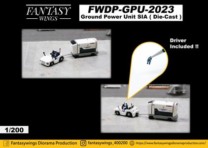 SIA engineering company Ground Power Unit Set (Fantasy Wings 1:200)