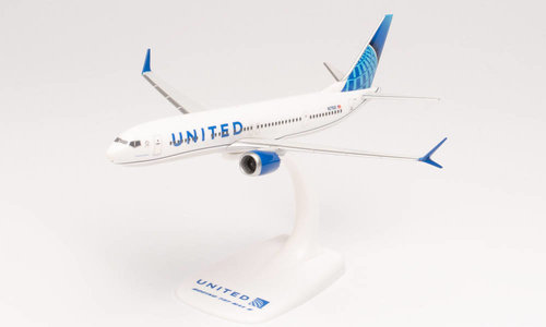 United Airlines Boeing 737 Max 9 (Herpa Snap-Fit 1:200)