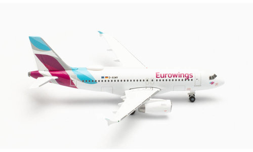 NEW In Box Herpa Wings Airbus A319 Eurowings D-AKNG 1:200 Scale NIB