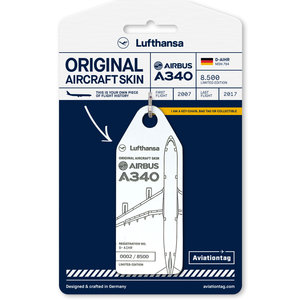 Lufthansa (white) Airbus A340 (Aviationtag n.a.)