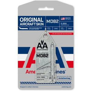 American Airlines (silver) - McDonnell Douglas MD-82 (Aviationtag n.a.)