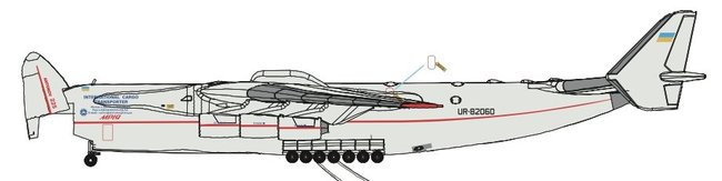 Antonov Airlines - Antonov AN-225 (Albatros 1:400)