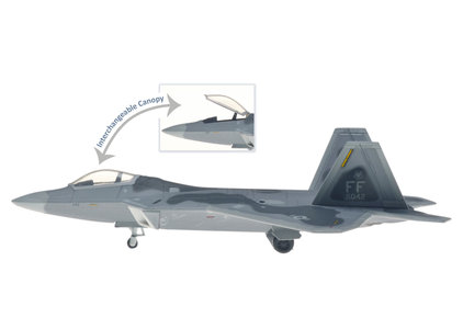 US Air Force Lockheed Martin F-22A Raptor (Hogan 1:200)