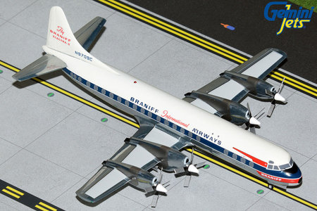 Braniff International Airways Lockheed L-188 Electra (GeminiJets 1:200)