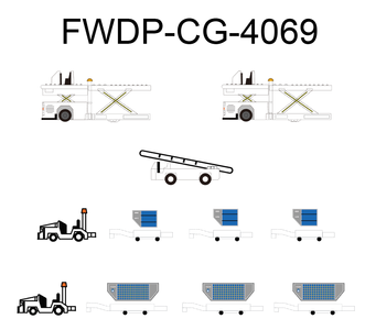 Blank Cargo Set (Fantasy Wings 1:400)