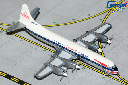 Braniff International Airways Lockheed L-188 Electra (GeminiJets 1:400)