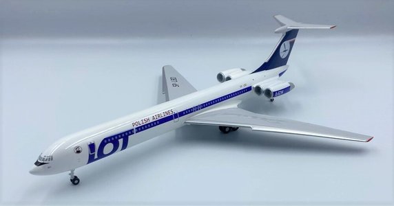 LOT Polish Airlines Ilyushin IL-62M (KUM Models 1:200)