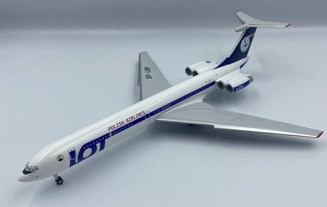 LOT Polish Airlines Ilyushin IL-62M (KUM Models 1:200)