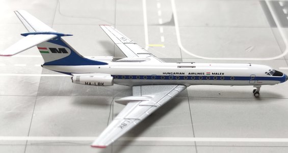 Malev-Hungarian Airlines Tupolev Tu-134A (Panda Models 1:400)