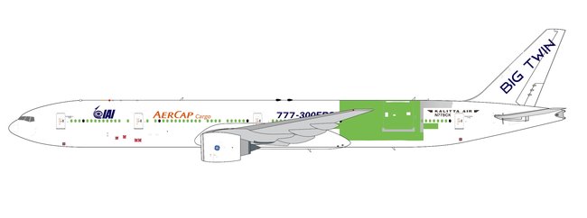 Kalitta Air Boeing 777-300ER(SF) (JC Wings 1:200)