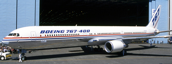 Boeing Company Boeing 767-400ER (JC Wings 1:400)