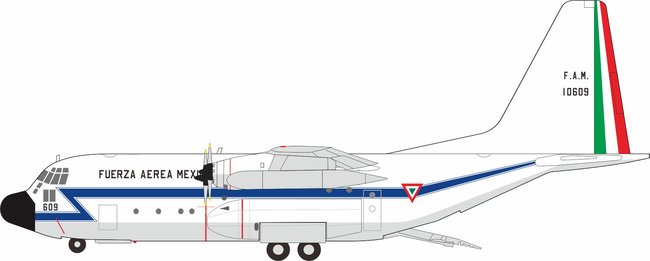 Mexican Air Force Lockheed C-130A Hercules (L-182) (El Aviador 1:200)