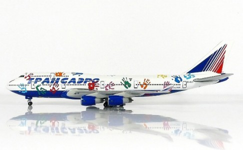 Transaero Airlines Boeing 747-400 (Sky500 1:500)