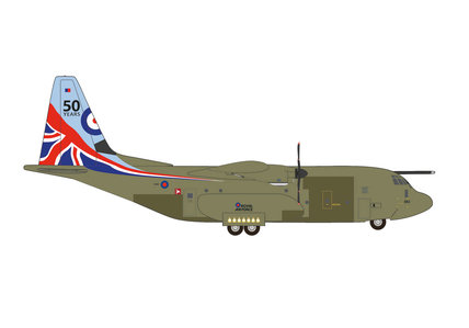 RAF 47 Sqd. Lockheed Martin C-130J / C.5 Super Hercules (Herpa Wings 1:500)