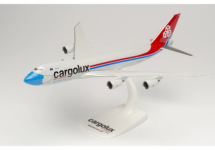 Cargolux Boeing 747-8F (Herpa Snap-Fit 1:250)
